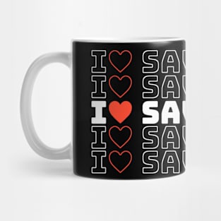 I Love Savannah Mug